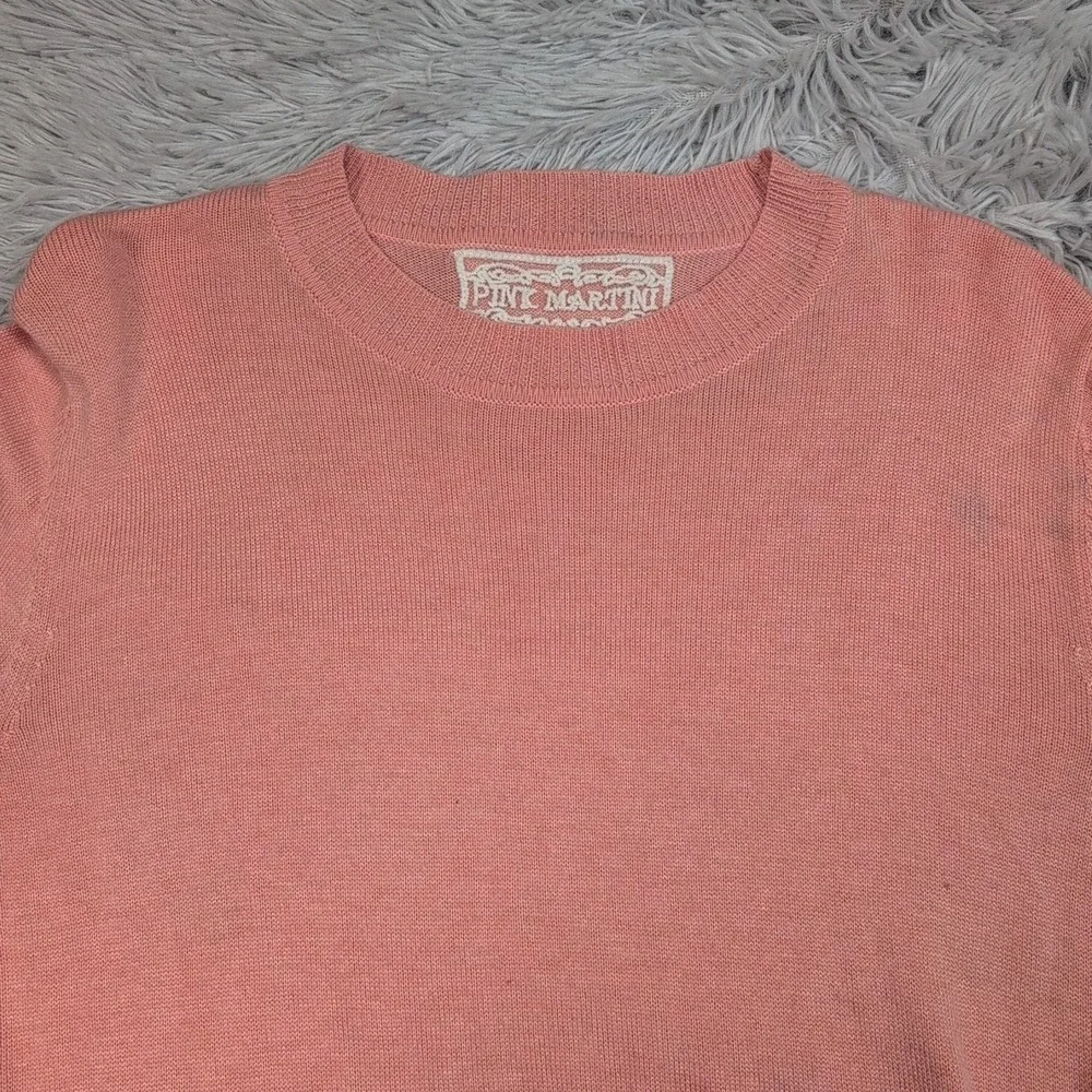 Pink Martini Sweater Womens S‎ Cashmere Blend Soft Lightweight Comfort